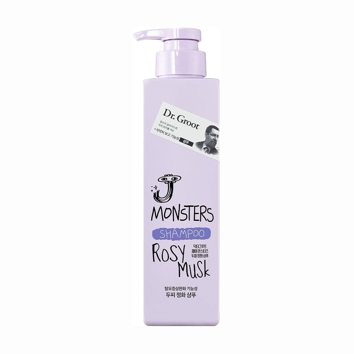 Шампунь для волосся Dr. Groot J Monsters Shampoo, Rosy Musk, 400 мл
